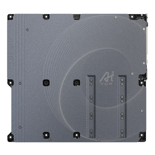 GIGABYTE TRX50 AI TOP-2B Motherboard - AMD Ryzen Threadripper PRO 7000 CPUs, 16+8+4 Phases Digital VRM, up to 5200 MHz DDR5, 4xPCIe 5.0 M.2, Wi-Fi 7, 10 GbE LAN, USB 4 GIGABYTE TRX50 AI TOP-2B Motherboard - AMD Ryzen Threadripper PRO 7000 CPUs, 16+8+4 Phases Digital VRM, up to 5200 MHz DDR5, 4xPCIe 5.0 M.2, Wi-Fi 7, 10 GbE LAN, USB 4