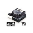 DYMO Rhino Industrial Flexible Nylon Labels | 24 mm x 3.5 m | Black Print on White | Self-Adhesive | for LabelManager & Rhino Label Makers