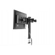 Desk mount with adjustable arm