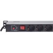 Intellinet Vertical Rackmount 12-Output Power Distribution Unit (PDU), EU CEE 7/3 Outlets, With On/Off Switch and Overload Protection, Built-in 1.8m Power Cord with EU CEE 7/4 Plug