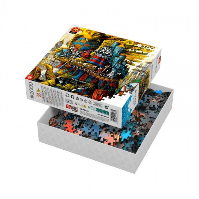 Puzzle Good Loot Imagination - Roch Urbaniak: Gezeleth, the Sun Jester 1000 pc(s) Puzzle Good Loot Imagination - Roch Urbaniak: Gezeleth, the Sun Jester 1000 pc(s)
