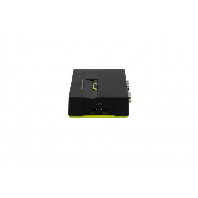 LevelOne 2-Port USB VGA KVM Switch, audio support
