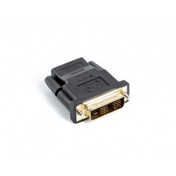 Lanberg AD-0013-BK cable gender changer HDMI DVI-D 18+1 Single Link Black