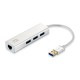 LevelOne Gigabit USB Network Adapter, USB Hub