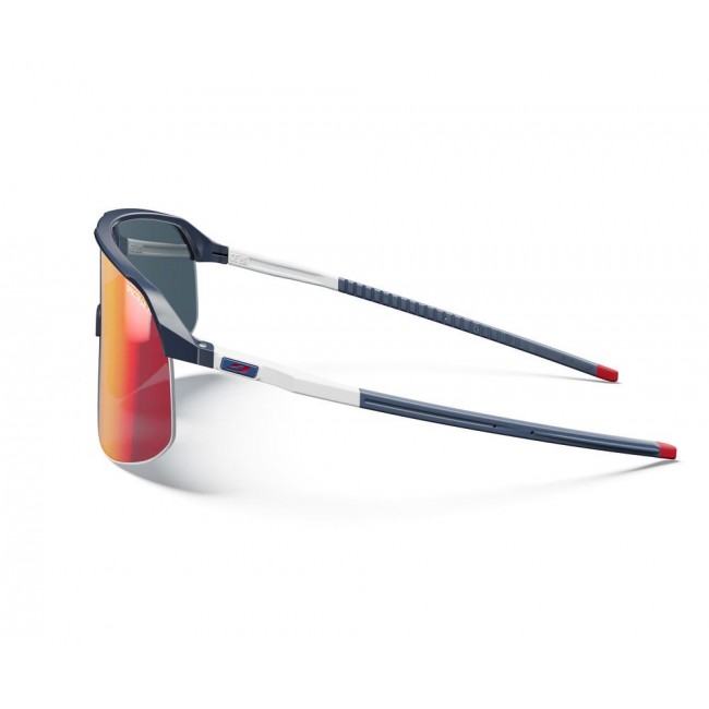 Density sunglasses - matt blue/white/red