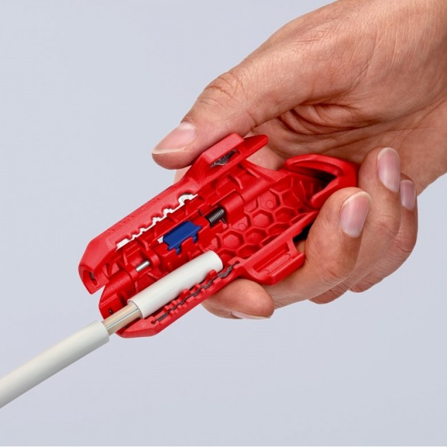 Universal stripping tool for left-handed people