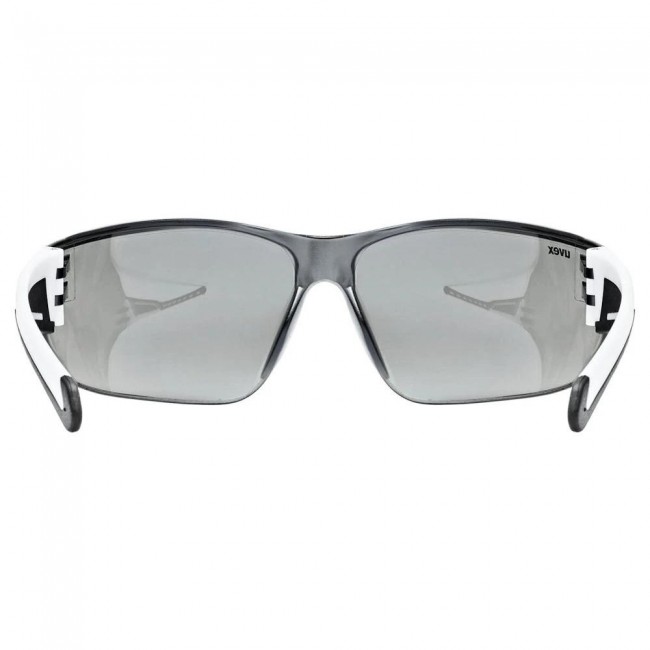 UVEX Equate cycling glasses White Matt/Mir.Silver