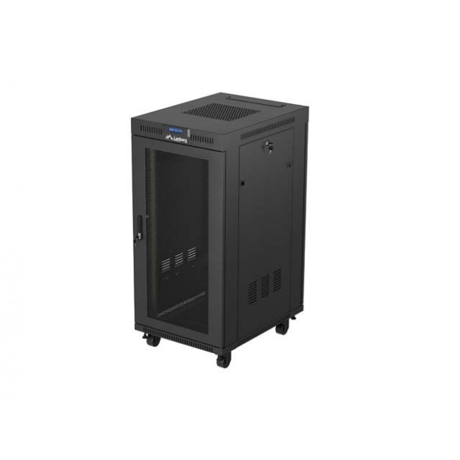 Lanberg FF01-6824-23BL rack cabinet 24U Freestanding rack Black Lanberg FF01-6824-23BL rack cabinet 24U Freestanding rack Black