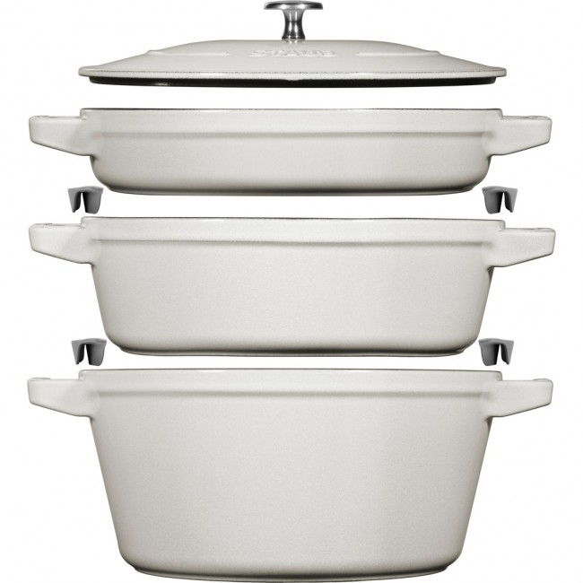 Staub La Cocotte 4.2 L Round Cast iron Casserole baking dish Staub La Cocotte 4.2 L Round Cast iron Casserole baking dish
