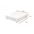 Equip Cash Register Drawer for Point of Sale (POS) System, 4 Bill/8 Coin Compartments, Removable Coin Slots, RJ11 connector