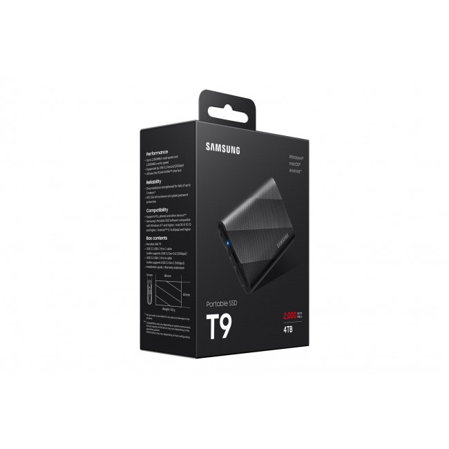 Samsung MU-PG4T0B 4 TB USB Type-C 3.2 Gen 2 (3.1 Gen 2) Black