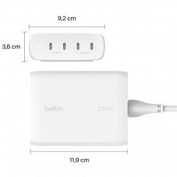 Belkin WCH010VFWH mobile device charger White Indoor