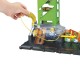 Hot Wheels City Super Recharge Fuel Station with 1:64 Scale Toy Car