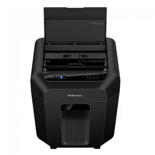 Fellowes Automax 80M paper shredder Particle-cut shredding 22 cm Black Fellowes Automax 80M paper shredder Particle-cut shredding 22 cm Black