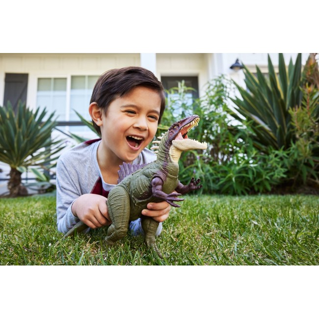 Jurassic World Chaos Theory Battle Roarin Becklespinax Dinosaur Action Figure Toy, Rampage Strike