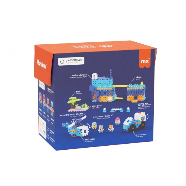 MARIOINEX Mini Waffle City Police Station Building Blocks, 280 pieces MARIOINEX Mini Waffle City Police Station Building Blocks, 280 pieces