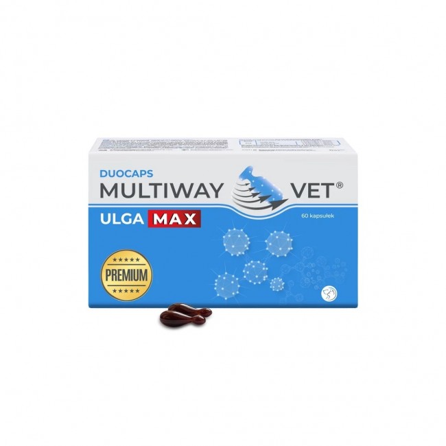 JM SANTE Multiway Vet Duocaps Ulga Max - twist-off capsules for relieving stress and discomfort in dogs and cats 60 pcs JM SANTE Multiway Vet Duocaps Ulga Max - twist-off capsules for relieving stress and discomfort in dogs and cats 60 pcs