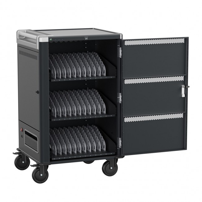 Ewent EW1701 portable device management cart/cabinet Portable device management cabinet Black, Grey