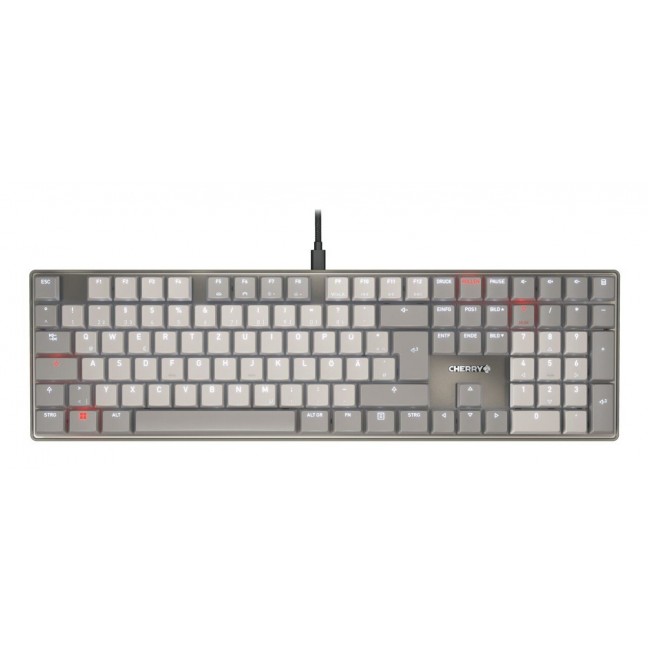 CHERRY KC 500 MX LP keyboard Home/Office USB QWERTZ German Grey CHERRY KC 500 MX LP keyboard Home/Office USB QWERTZ German Grey