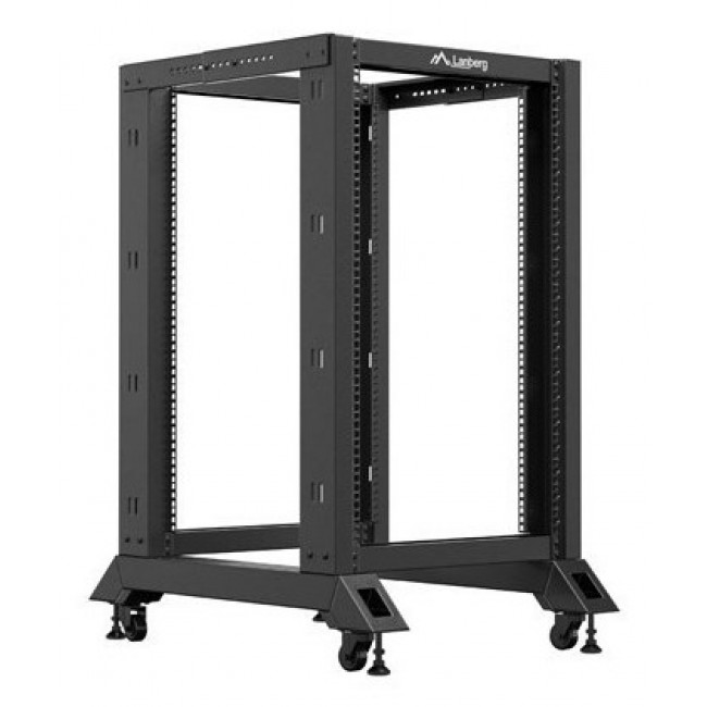 OPEN RACK 18U 600X800 BLACK LANBERG