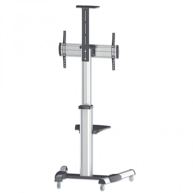 Manhattan TV & Monitor Mount, Trolley Stand, 1 screen, Screen Sizes: 37-65