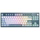Montech MKey TKL keyboard Gaming USB Dark Grey, Light Blue, White Montech MKey TKL keyboard Gaming USB Dark Grey, Light Blue, White