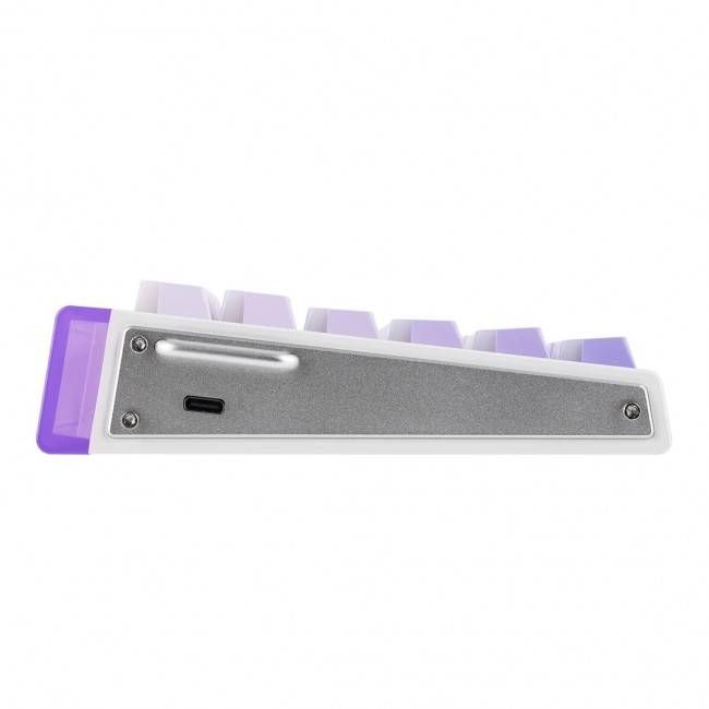 HERO84 HE White+Purple+Gradient+LIGHT JadeKing RGB AULA gasket keyboard