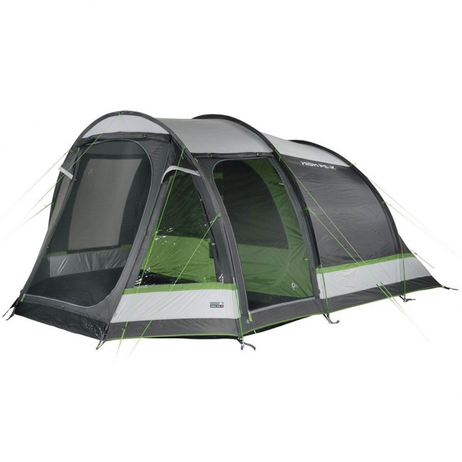 High Peak Meran 5.0 5 person(s) Green, Light grey Tunnel tent