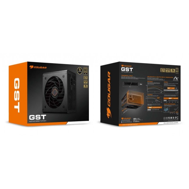 COUGAR Power Supply GST 850W ATX3.1 / 80 Plus Gold