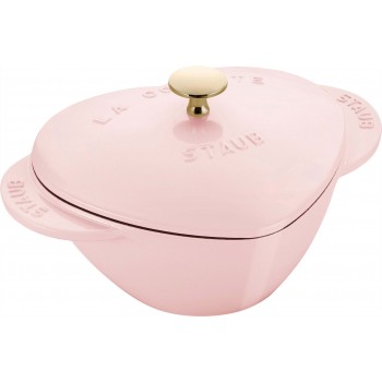 STAUB SPECIAL COCOTTE Garnek eliwny serce 1.75 ltr, r owy