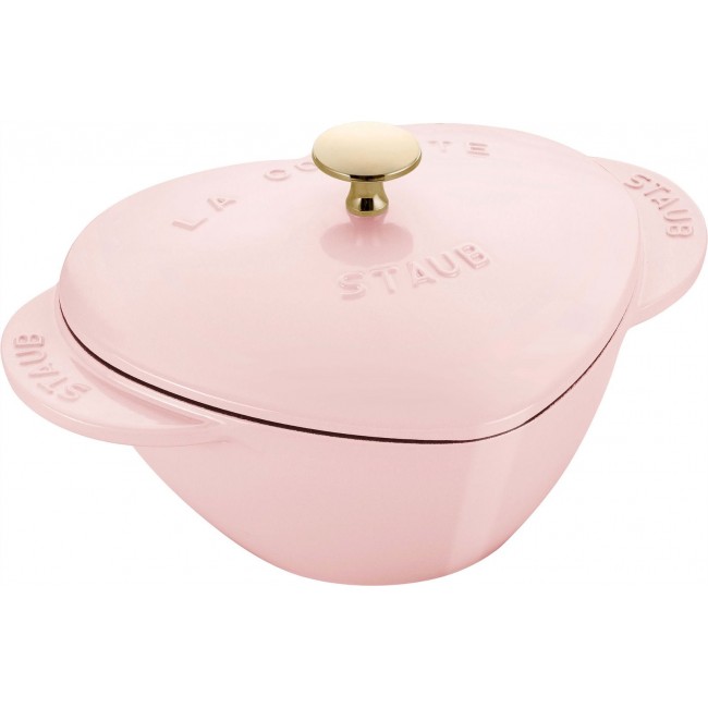 STAUB SPECIAL COCOTTE Garnek eliwny serce 1.75 ltr, r owy