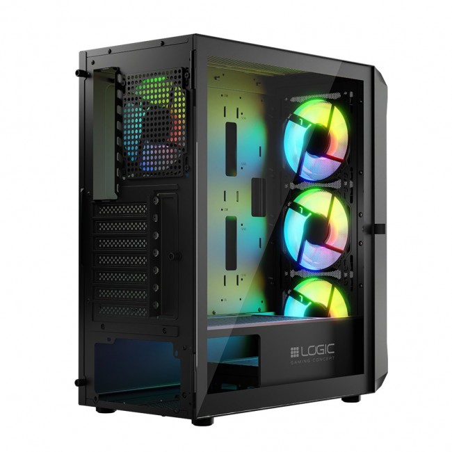 Logic PORTOS ARGB MINIDI USB 3.0 Case Black Logic PORTOS ARGB MINIDI USB 3.0 Case Black