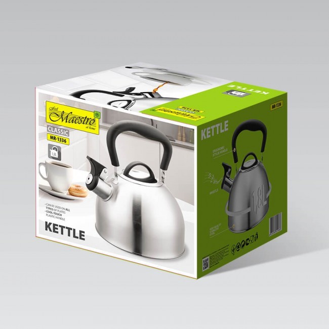 Maestro MR-1336 kettle 1.8 L Silver