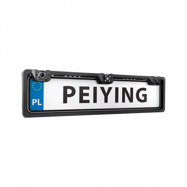 Car Rear View Camera With Parking Sensor In Peiying License Plate Frame Car Rear View Camera With Parking Sensor In Peiying License Plate Frame