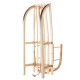 GreenBlue GB 136 Sledge Sled Beech Wood Removable Backrest High Quality Winter Snow GreenBlue GB 136 Sledge Sled Beech Wood Removable Backrest High Quality Winter Snow