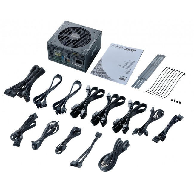 PHANTEKS AMP GH 850W 80 PLUS Gold Power Supply, PCIe 5.1, ATX 3.1 - 850 Watt, black PHANTEKS AMP GH 850W 80 PLUS Gold Power Supply, PCIe 5.1, ATX 3.1 - 850 Watt, black