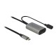 DeLOCK 85392 USB cable USB 3.2 Gen 1 (3.1 Gen 1) 5 m USB C Black, Grey