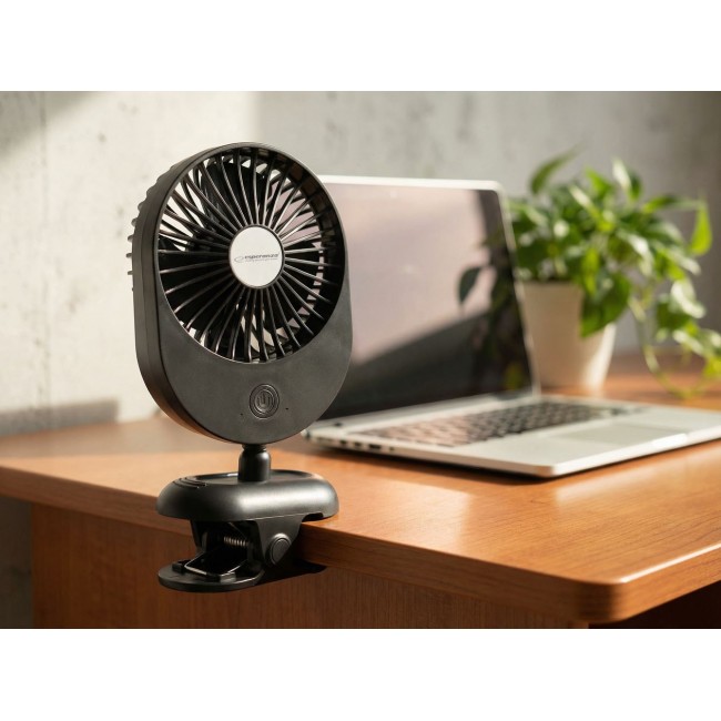 Esperanza EHF103K, Compact USB Fan, BLACK