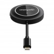 Manhattan 1080p Wireless HDMI Display Adapter with USB-C Transmitter, Dongle Wirelessly Displays a Video Signal from a USB-C Device on an HDMI TV or Projector, Requires Receiver from 208420 Wireless HDMI Presentation Kit, Black