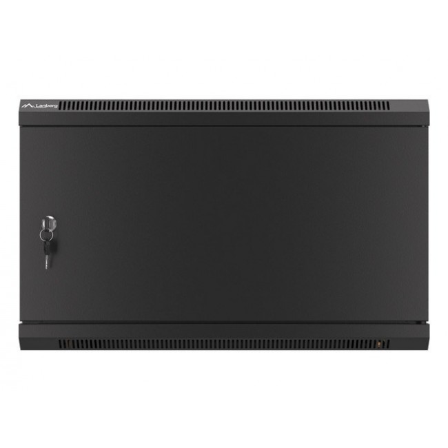Lanberg WF01-6606-00B rack cabinet 6U Wall mounted rack Black