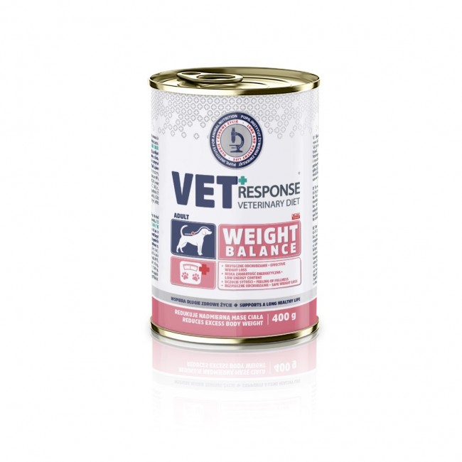 VET RESPONSE Weight balance - wet dog food - 400g