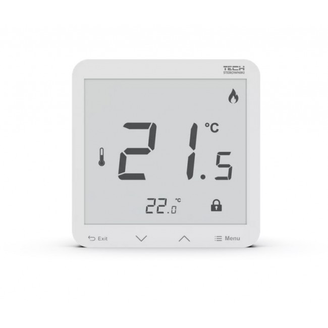 Wireless Room Controller White R-8S PLUS Tech Drivers