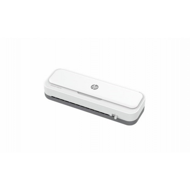 HP ONELAM 400 A3 laminator, Hot/Cold, integrated trimmer, corner rounder, speed 40 cm/min + 15 pouches: 3xA4, 4xA5, 4xA6, 4xB-CARD, white