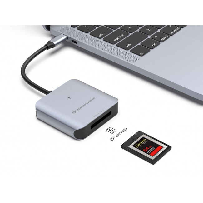 Conceptronic BIAN08G CFexpress 2.0 Type B Card Reader USB 3.2 Gen 2