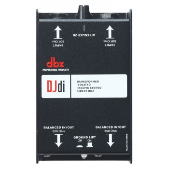 dbx DBXDJDI direct box Passive direct box Black