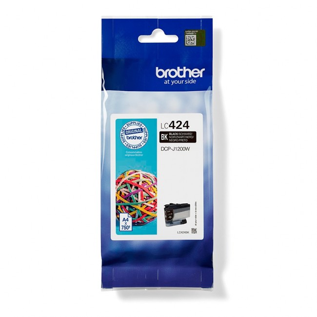 Brother LC424BK ink cartridge 1 pc(s) Original Black Brother LC424BK ink cartridge 1 pc(s) Original Black
