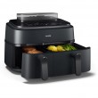 Philips 5000 series NA550/00 fryer Double 9 L Stand-alone 2750 W Hot air fryer Black