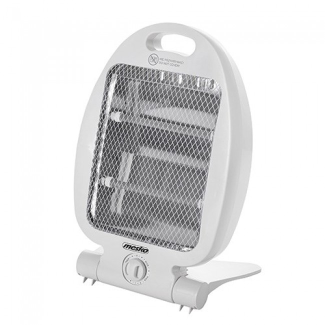 Mesko Home MS 7710 Indoor White 800 W Quartz electric space heater