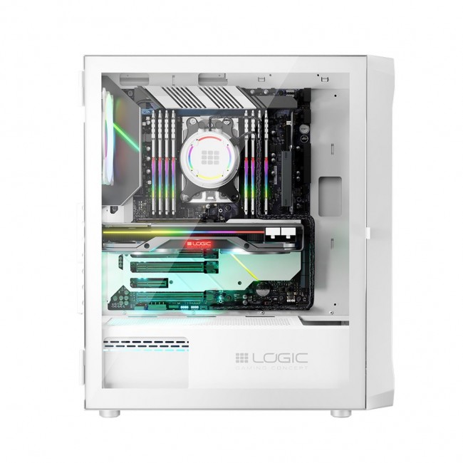 Logic PORTOS ARGB MINIDI USB 3.0 Case White