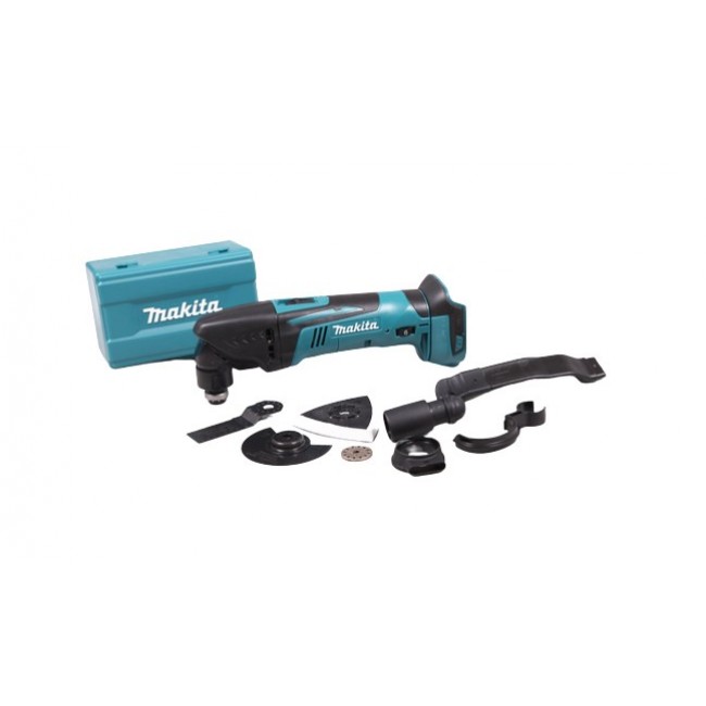 MAKITA 18V LI-ION MULTI-TOOL WITHOUT BATTERIES AND CHARGER + ACCESSORIES